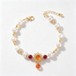 Sunburst Amber Pearl Bracelet